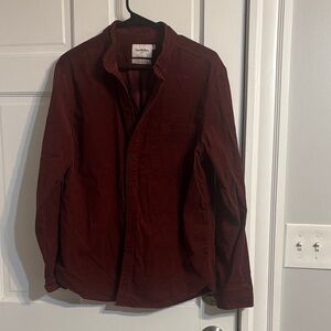 Goodfellow & Co Men's Dark Red Shirt Jacket